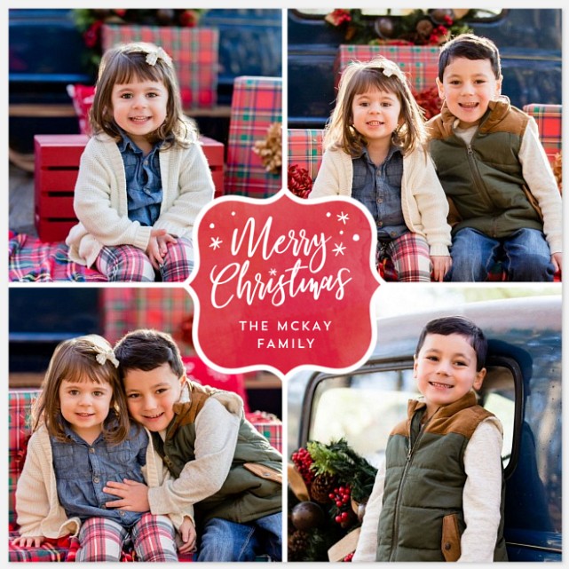 Holiday Quartet Holiday Photo Cards