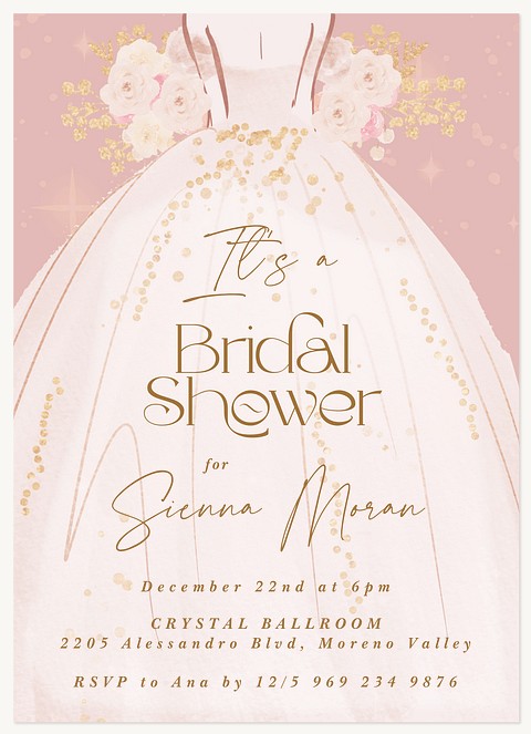 Lovely Day Bridal Shower Invitations