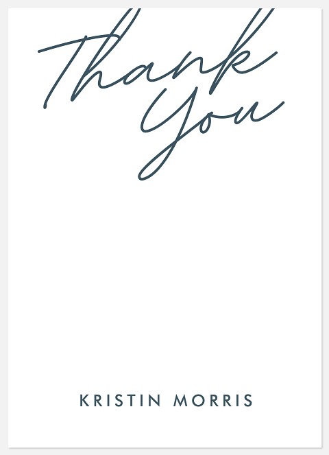 A Simple Note Thank You Cards 
