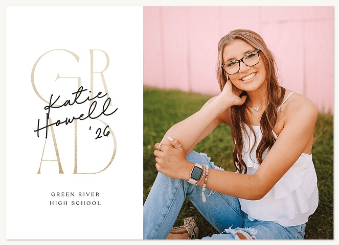 Stacked Signature Graduation Cards
