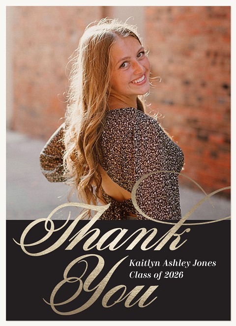 Liquid Gold Thank You Cards 