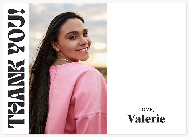 Groovy Type Thank You Cards 