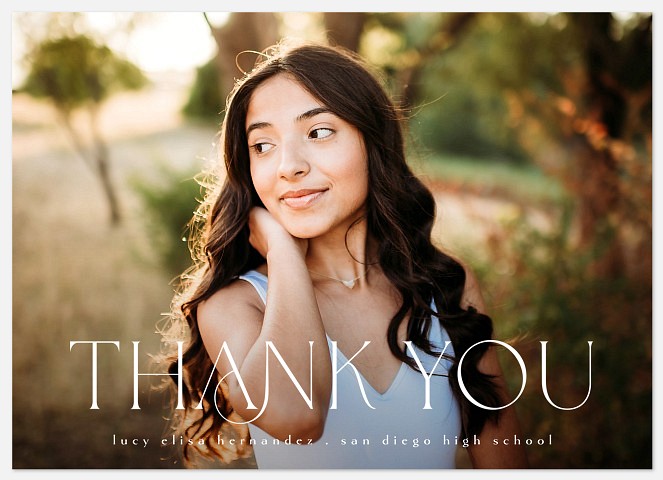 Polished Script Thank You Cards 