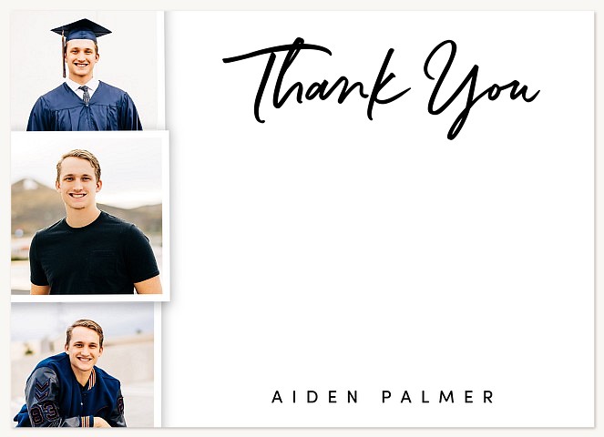 Thankful Memories Graduation Thank You Cards