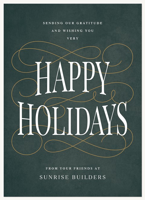 Classic Traditions Business Holiday Cards