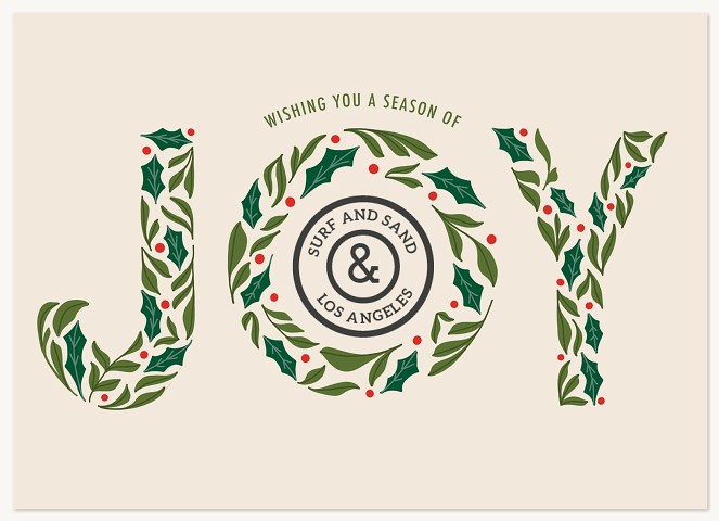 Season of Joy Business Holiday Cards