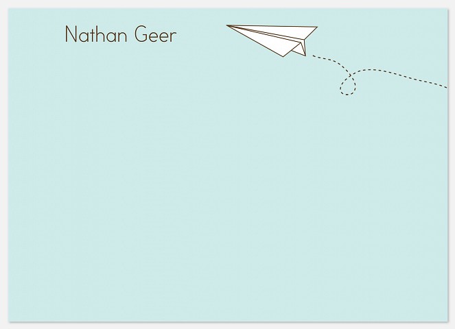 Time Flies Thank You Cards 