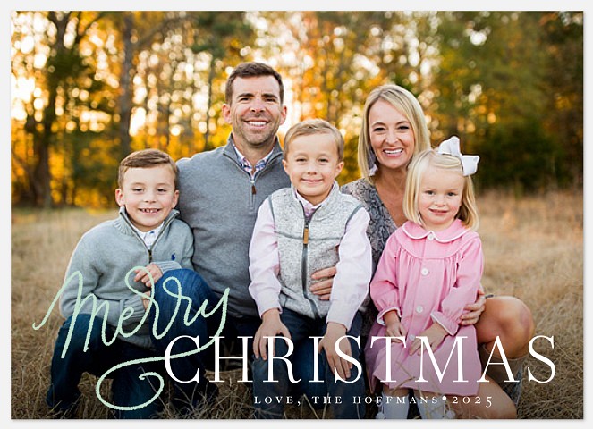 Perky Merry Holiday Photo Cards