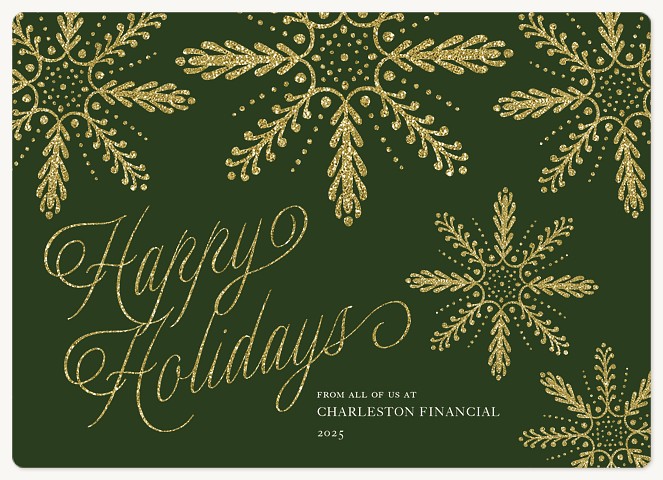 Snowflake Core Holiday & Christmas Magnet Cards