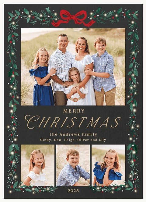 Family Festivities Personalized Holiday Cards