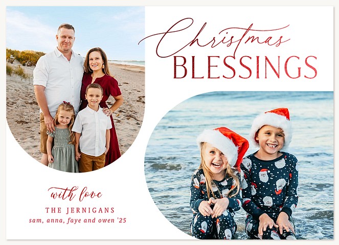 Arch Duo Personalized Holiday Cards