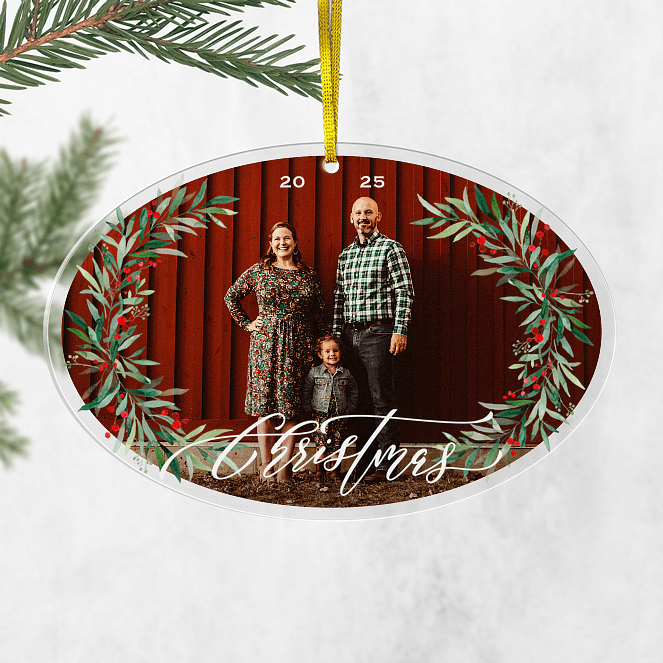 Vineyard Edge Personalized Ornaments