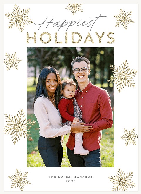 Scandi Snow Personalized Holiday Cards