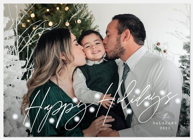 Greetings Aglow Holiday Photo Cards