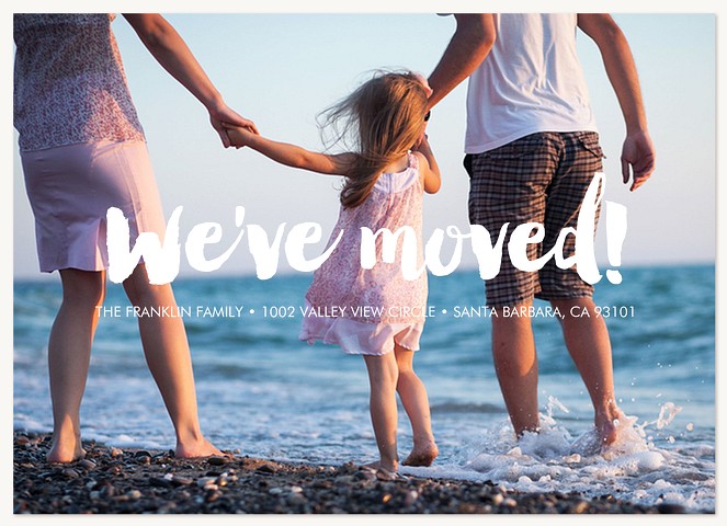 New Place Moving Announcements