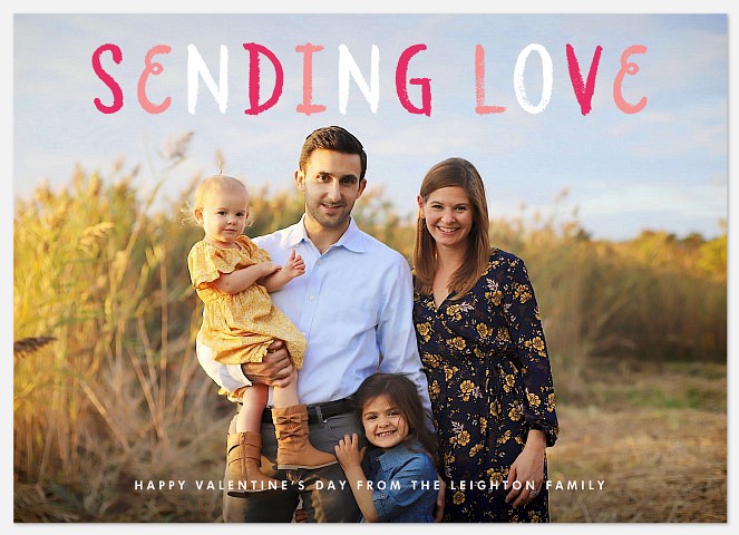 Color Mix Valentine Photo Cards