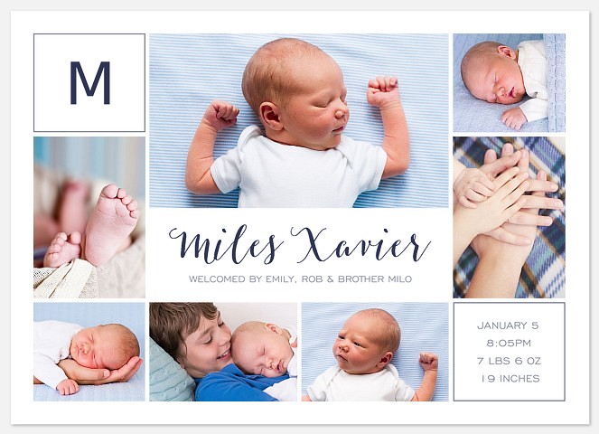 Spirited Gallery Baby Birth Announcements