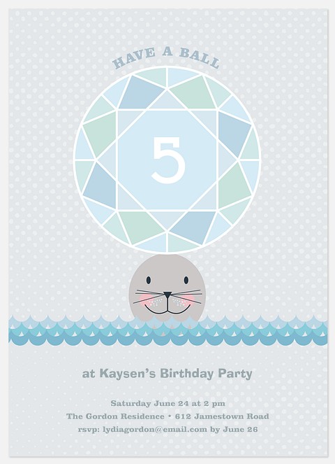 Have A Ball  Kids' Birthday Invitations