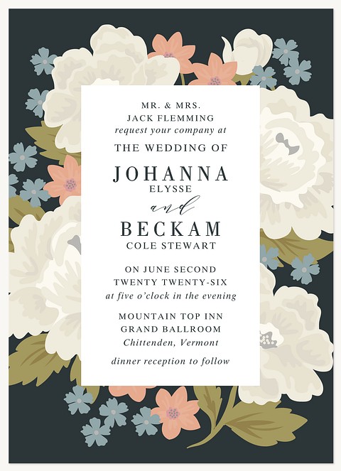 Vintage Romance Wedding Invitations