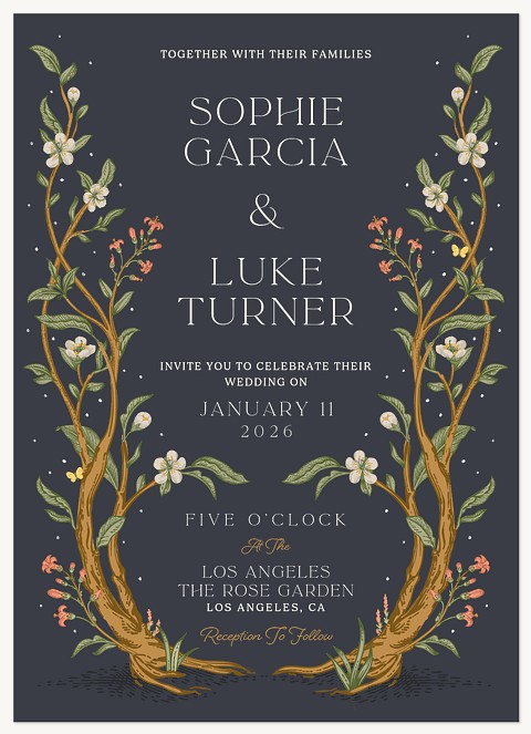 Blooms Wedding Invitations