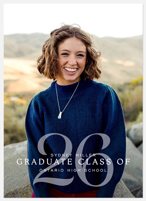 Prominent Year Graduation Cards