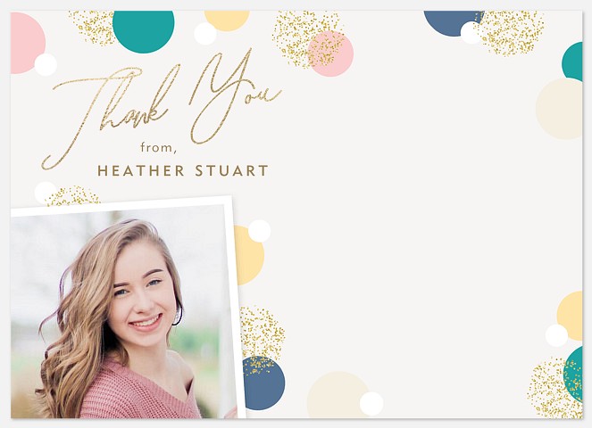 Multicolor Confetti Thank You Cards 