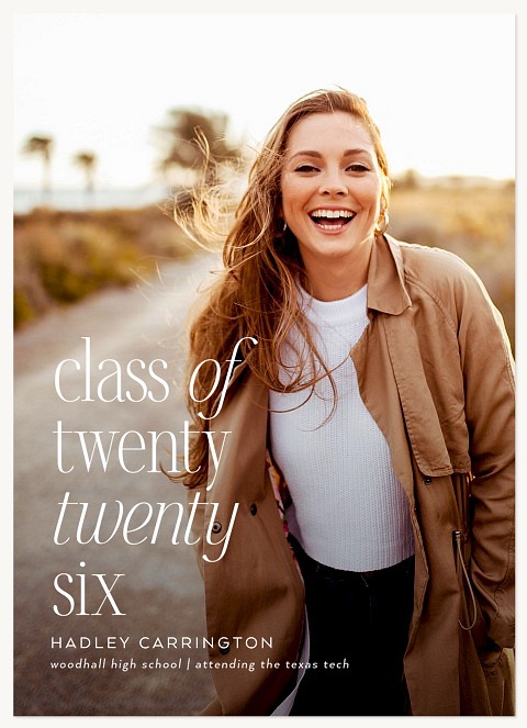 Stacked Statement Graduation Cards