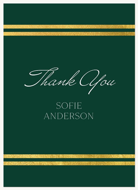 Simple Stripes Thank You Cards 