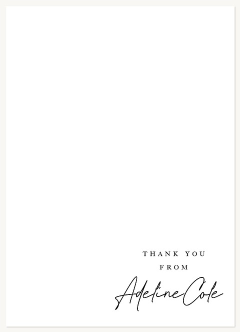 Serene Stroke Thank You Cards 