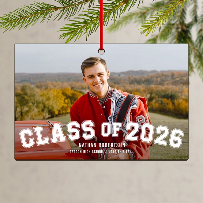 Varsity Custom Ornaments