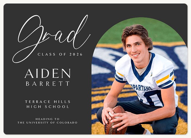 Luxe Lettering Graduation Cards