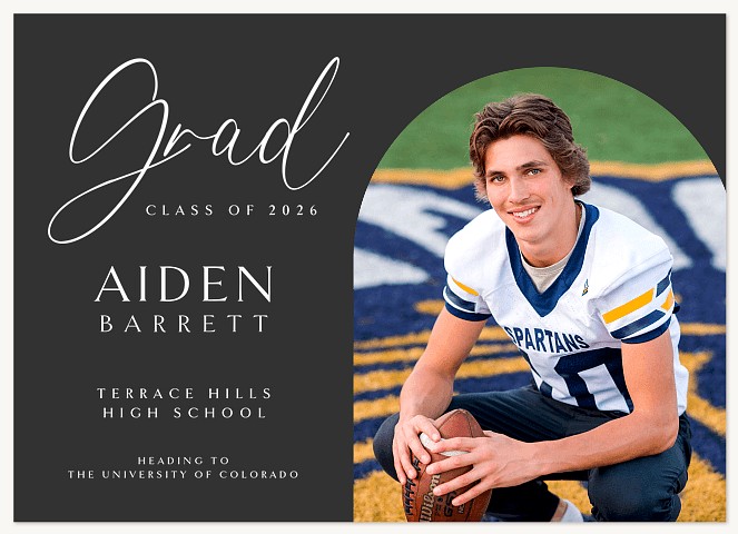 Luxe Lettering Graduation Cards