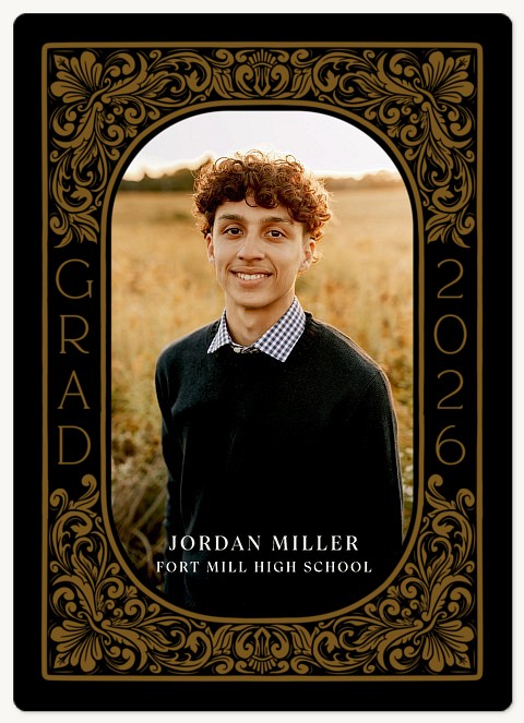 Ornate Frame Graduation Cards