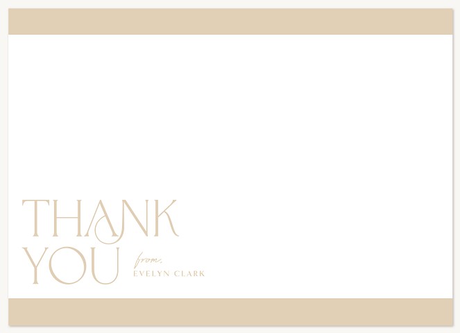 Stand Out Thanks Thank You Cards 