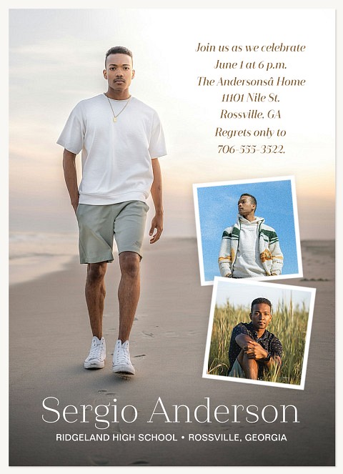 Simple Collage Graduation Cards