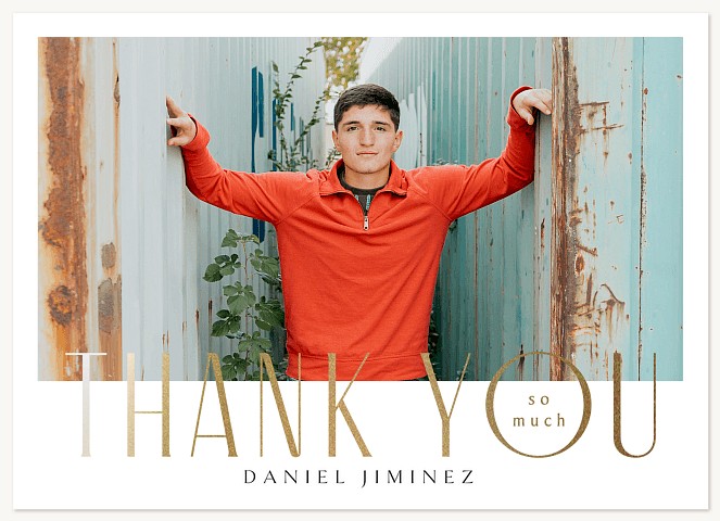 Grad Thank You Thank You Cards 