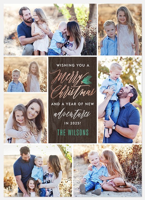 Rustic Adventures Holiday Photo Cards