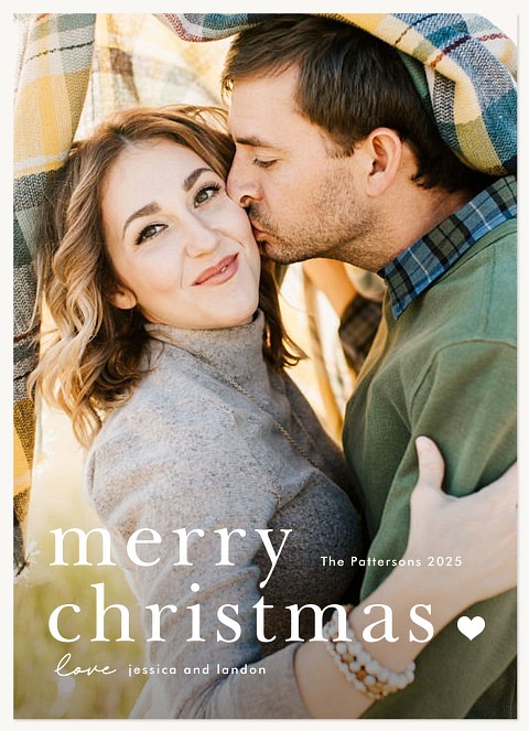 Much Love Personalized Holiday Cards