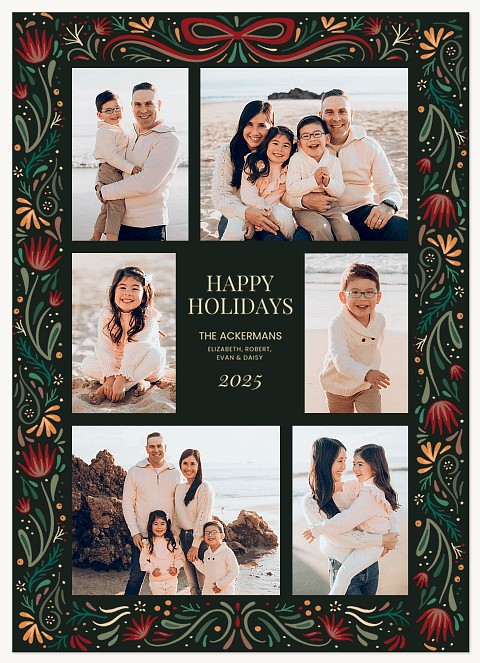 Storybook Frame Personalized Holiday Cards
