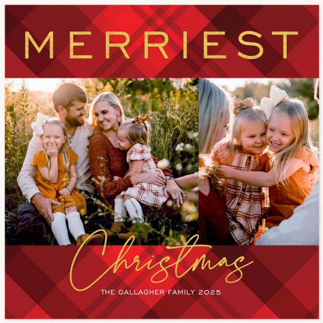 Classic & Cozy Personalized Holiday Cards
