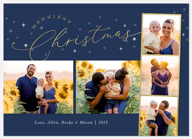 Sparkly Gallery Holiday Photo Cards