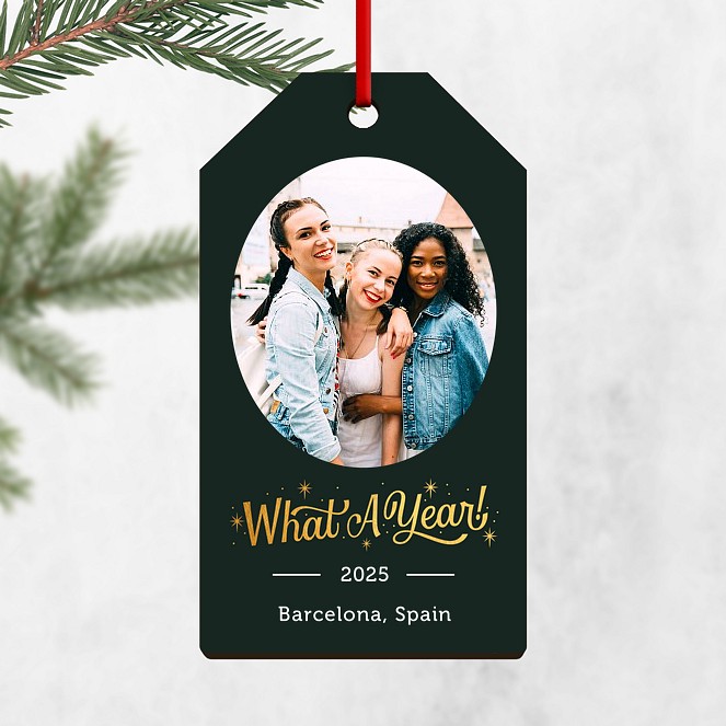 Milestone Sparkle Personalized Ornaments