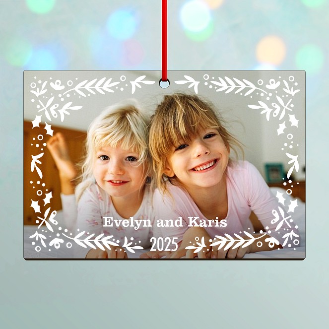 Folk Frame Custom Ornaments