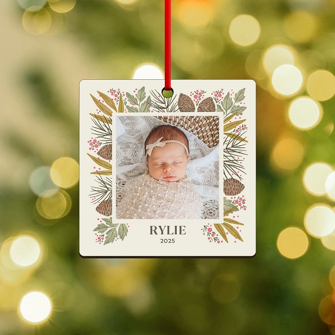 Treasured Frame Personalized Ornaments