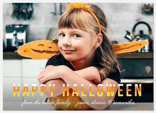 Candy Corn Fun Halloween Photo Cards