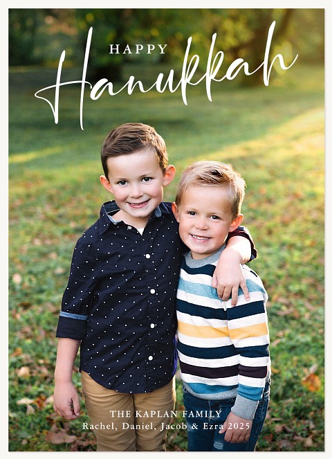 High Heading Hanukkah Cards