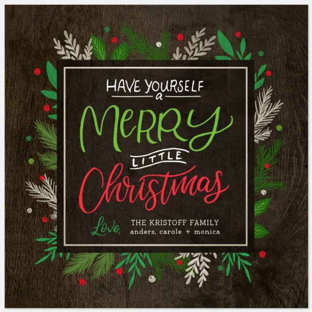 Merry Little Holiday Photo Cards