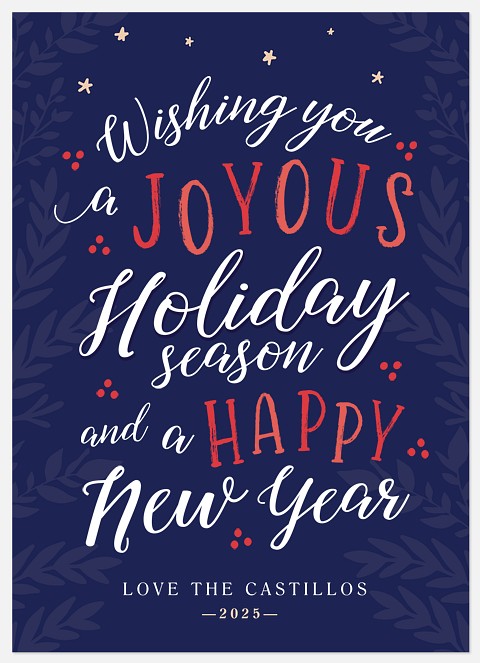 Most Joyous Holiday Photo Cards
