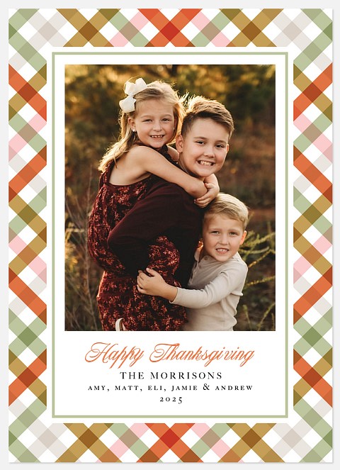 Fall Picnic Thanksgiving Cards