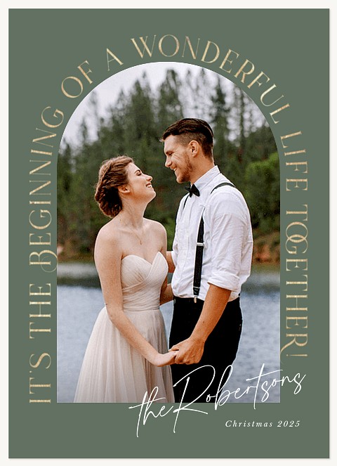 Wonderful Life Personalized Holiday Cards